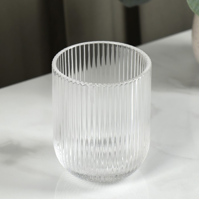 Стакан Magistro «Грани», 260 мл, 7.5×9.5 см, стекло, прозрачный