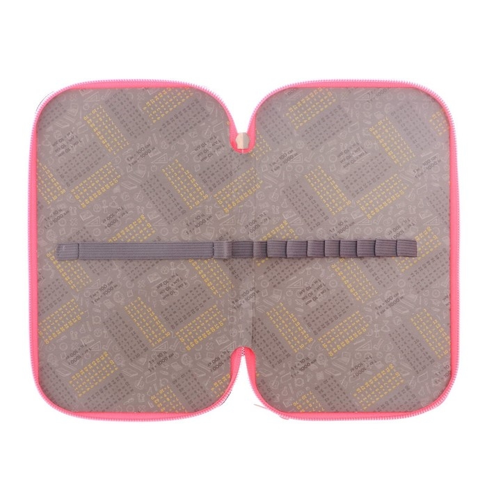 Пенал 2 секции, 125 х 205 х 40 мм, Calligrata 30П26/2 Пенал 2 секции, 125 х 205 х 40 мм, Calligrata 30П26/2 "Аниме девушка", ламинированный картон