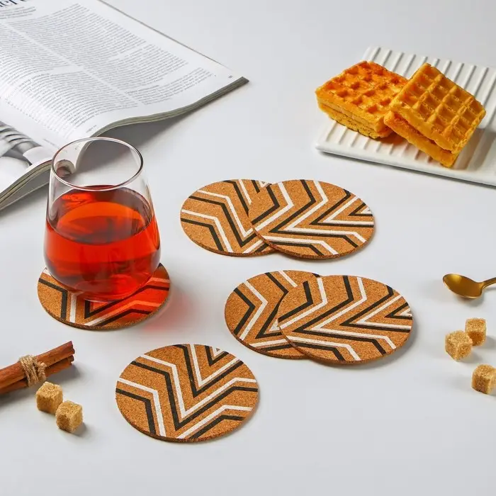 Набор подставок под горячее Доляна, 6 шт, d=10 см Набор подставок под горячее Доляна, 6 шт, d=10 см