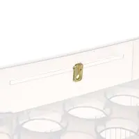 Подставка для хранения яиц тм VETTA, полипропилен, 26x20x10 см, цвет белый