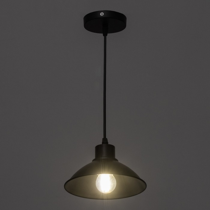 Светильник Светильник "Артена" 1xE27 40Вт черный 18х18х6-106 см