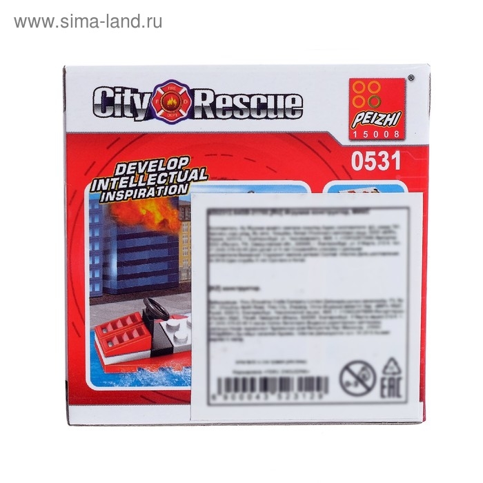 Конструктор «Городские спасатели», 4 вида, цвета МИКС Конструктор «Городские спасатели», 4 вида, цвета МИКС