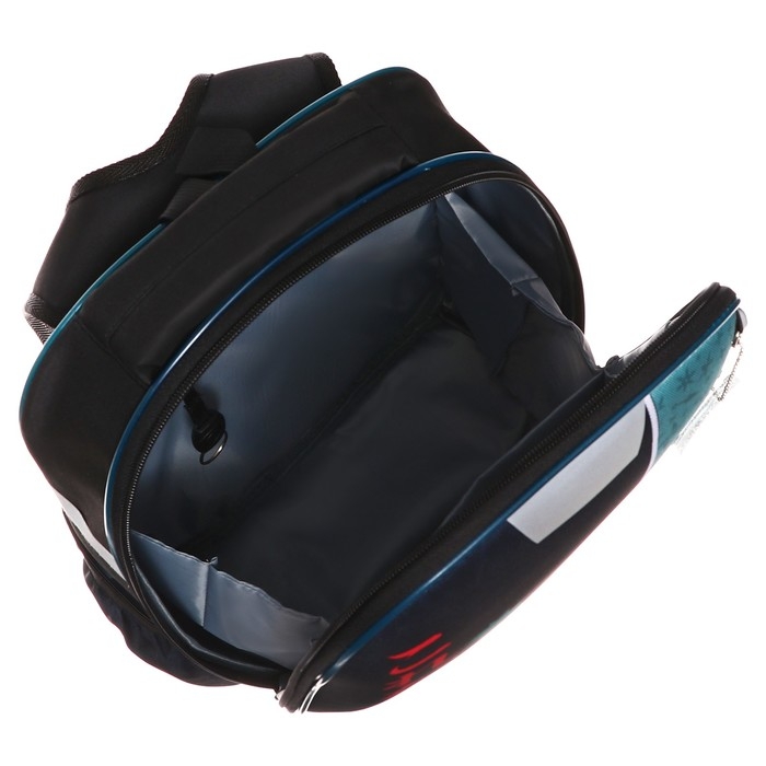 Рюкзак каркасный школьный, 37 х 28 х 19 см, Calligrata Вольт  Рюкзак каркасный школьный, 37 х 28 х 19 см, Calligrata Вольт "Аниме боец"