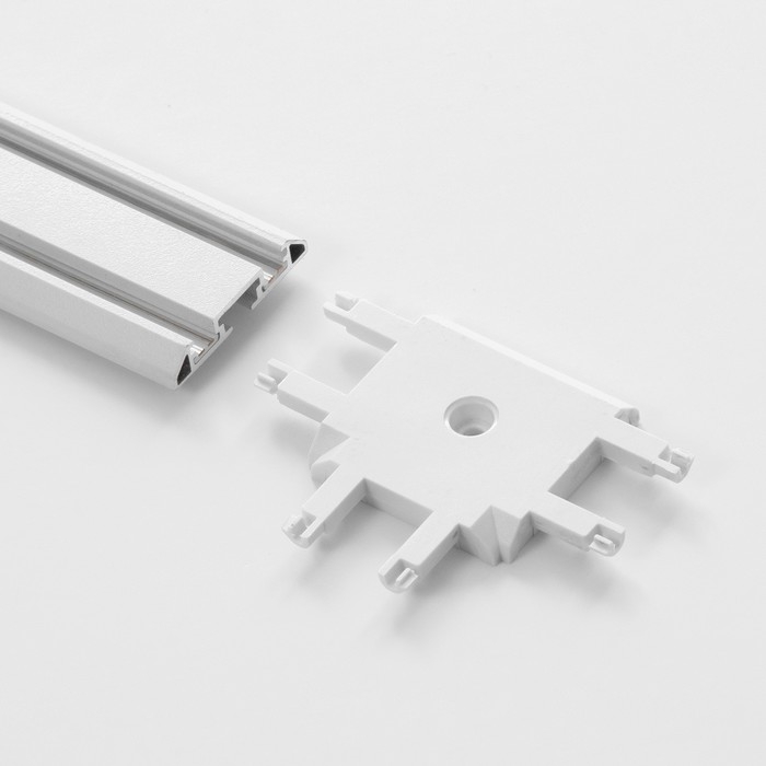 Коннектор SLIM "Т-образный" 4-жильный белый 0,7х4х2см