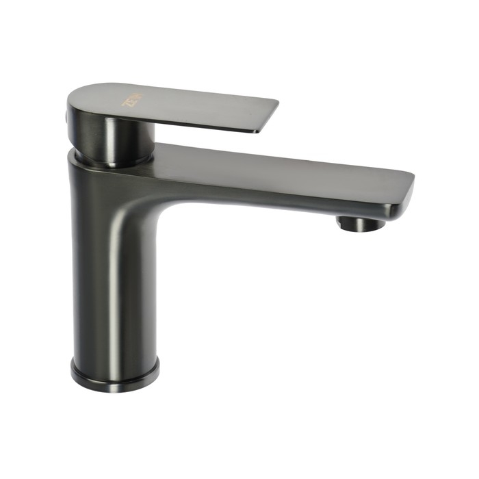 Смеситель для раковины ZEIN Z3769, однорычажный, высота излива 10.5 см, графит Смеситель для раковины ZEIN Z3769, однорычажный, высота излива 10.5 см, графит