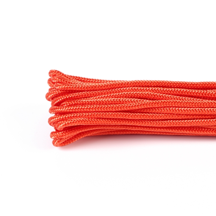 Паракорд 275, нейлон, оранжевый, d - 2,2 мм, 10 м