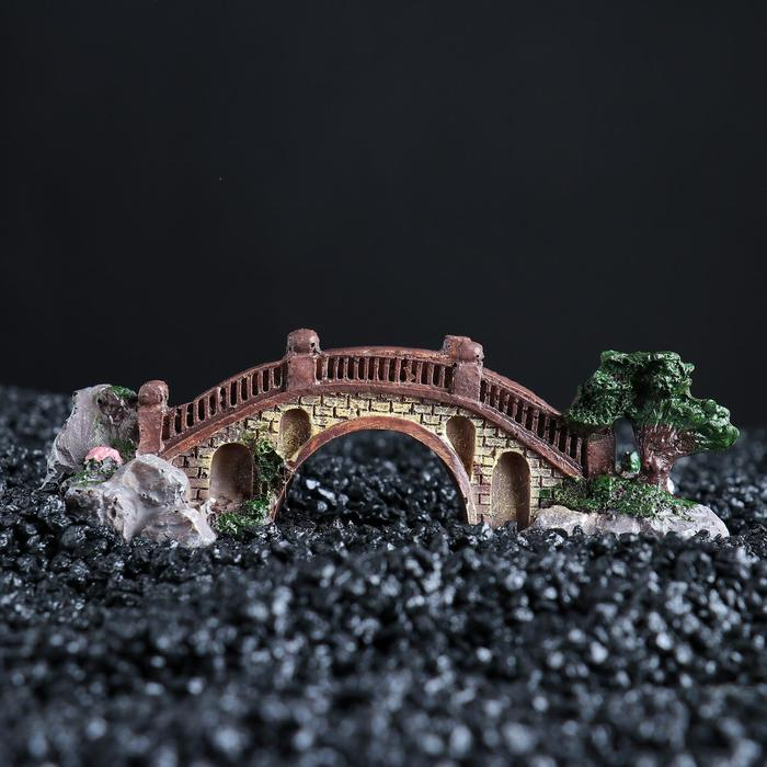 Декор для аквариума  Декор для аквариума "Мост", 15,5 х 6 х 5 см