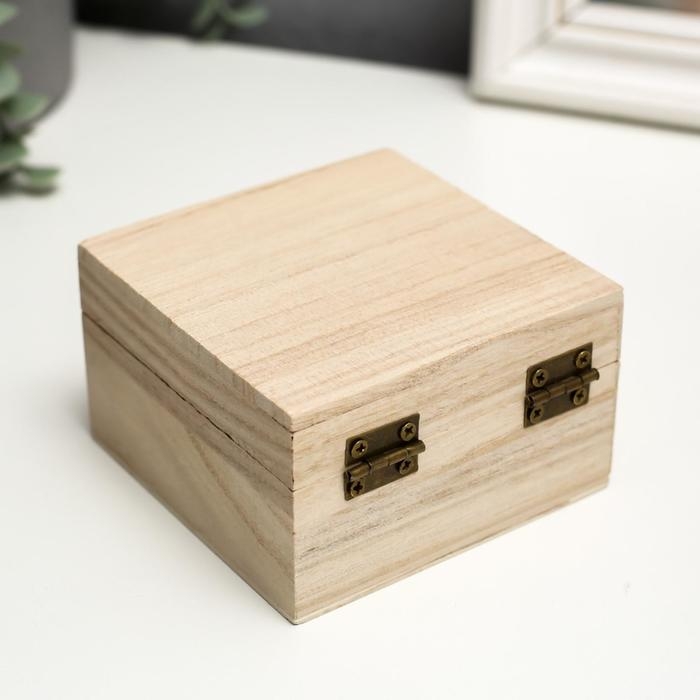 Шкатулка простая Шкатулка простая "Квадратная" 8,5х8,5х5 см