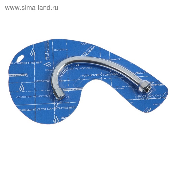 Излив для смесителя  Излив для смесителя "Центр Сантехники", метрическая резьба М22x1.5, длина 160 мм, высота 160 мм, d=16, хром