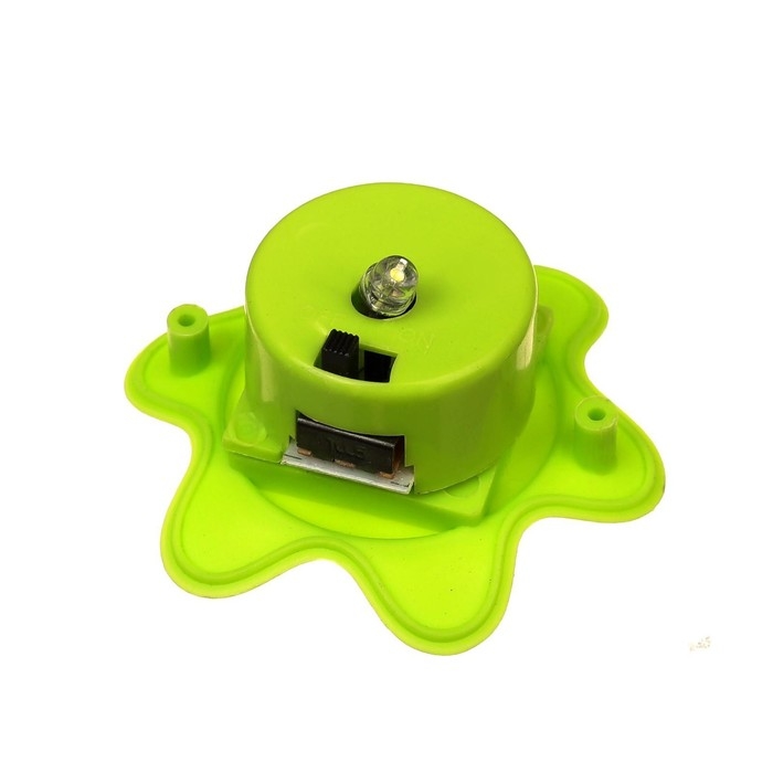 Садовый светильник на солнечной батарее «Цветок зелёный», 6 × 29 × 6 см, 1 LED, свечение белое Садовый светильник на солнечной батарее «Цветок зелёный», 6 × 29 × 6 см, 1 LED, свечение белое