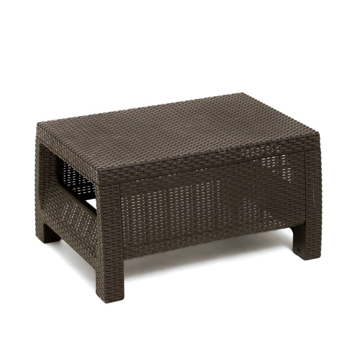 Набор садовой мебели: диван угловой и стол, мокко Набор садовой мебели: диван угловой и стол, мокко