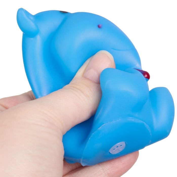 Резиновая игрушка для ванны &laquo;Коровка&raquo;, 8,5 см, с пищалкой, Крошка Я