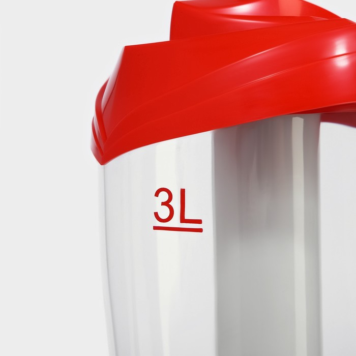 Башня пивная «Вавилон», 3 л, цвет красный Башня пивная «Вавилон», 3 л, цвет красный