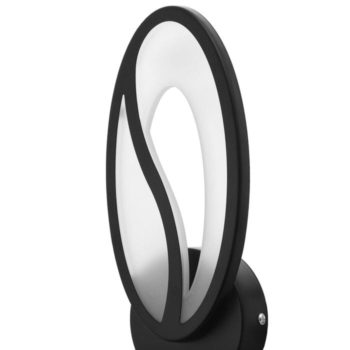 Бра "Кофе" 10Вт LED 4000К черный 11х5х27 см