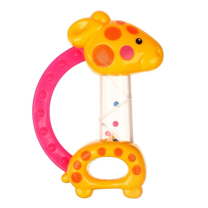 Погремушка «Жирафик», цвет МИКС, Крошка Я Погремушка «Жирафик», цвет МИКС, Крошка Я