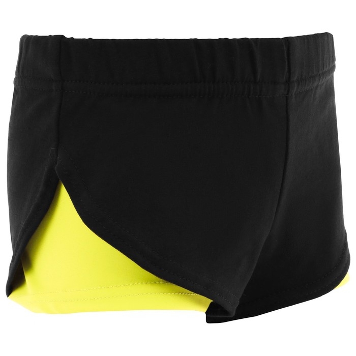 Шорты для гимнастики и танцев Grace Dance, р. 34, цвет чёрный/лайм Шорты для гимнастики и танцев Grace Dance, р. 34, цвет чёрный/лайм