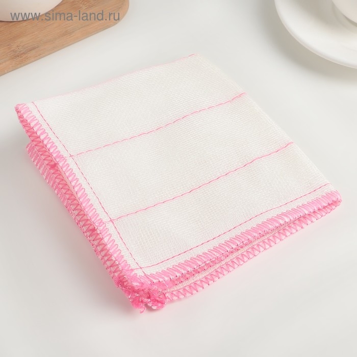 Набор салфеток для мытья посуды Доляна, 30×30 см, 3 шт Набор салфеток для мытья посуды Доляна, 30×30 см, 3 шт