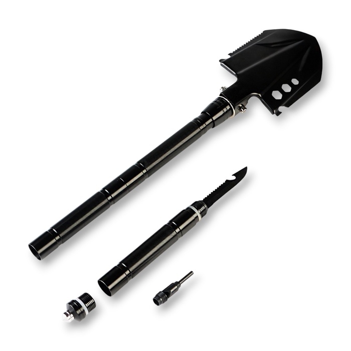 Лопата многофункциональная 9в1 в чехле, 67 см, черная Лопата многофункциональная 9в1 в чехле, 67 см, черная