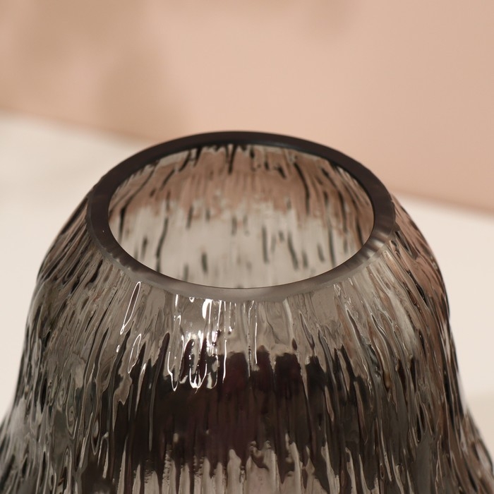 Ваза для цветов «Фьюжн» из прозрачного стекла 23,5×15,5×15,5 см Ваза для цветов «Фьюжн» из прозрачного стекла 23,5×15,5×15,5 см