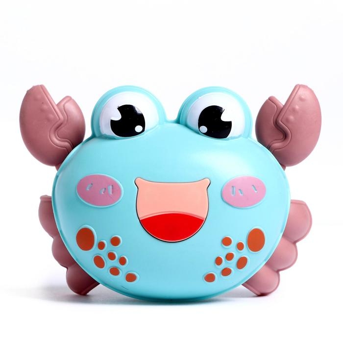 Игрушка инерционная «Крабик», двигается от нажатия, цвета МИКС Игрушка инерционная «Крабик», двигается от нажатия, цвета МИКС