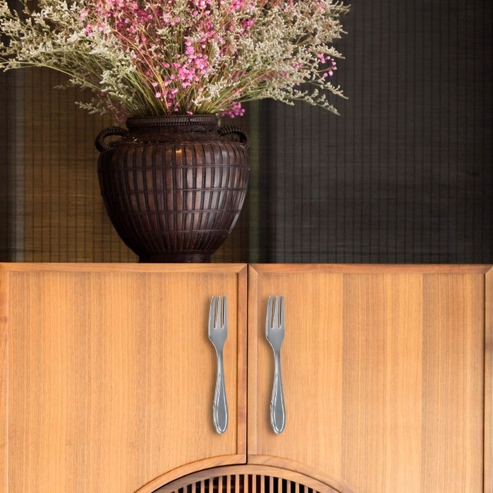 Ручка-скоба Ручка-скоба "Вилка" CAPPIO RSC002, м/о 76 мм, цвет хром