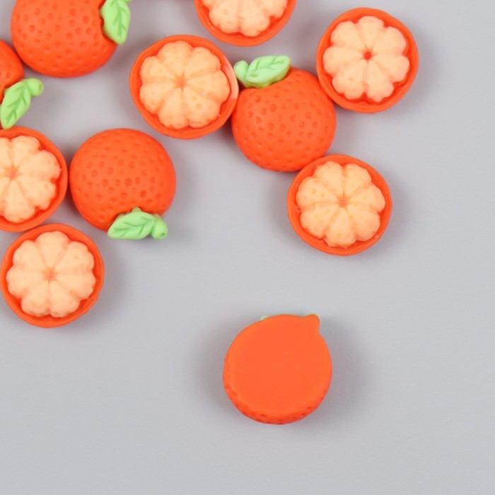 Декор для творчества пластик Декор для творчества пластик "Цитрусовый" н-р 12 шт 1,2х1,2 см