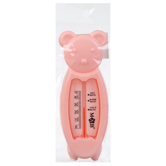 Термометр для ванной «Мишка», цвет розовый Термометр для ванной «Мишка», цвет розовый