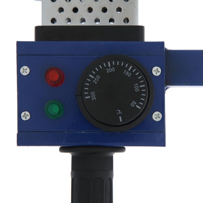 Аппарат для сварки пластиковых труб ТУНДРА, 1000 Вт, комплект насадок 20-50 мм, 50-300° Аппарат для сварки пластиковых труб ТУНДРА, 1000 Вт, комплект насадок 20-50 мм, 50-300°