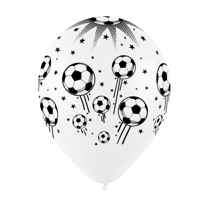 Шар латексный 12 Шар латексный 12" «Футбольный мяч», пастель, набор 100 шт.