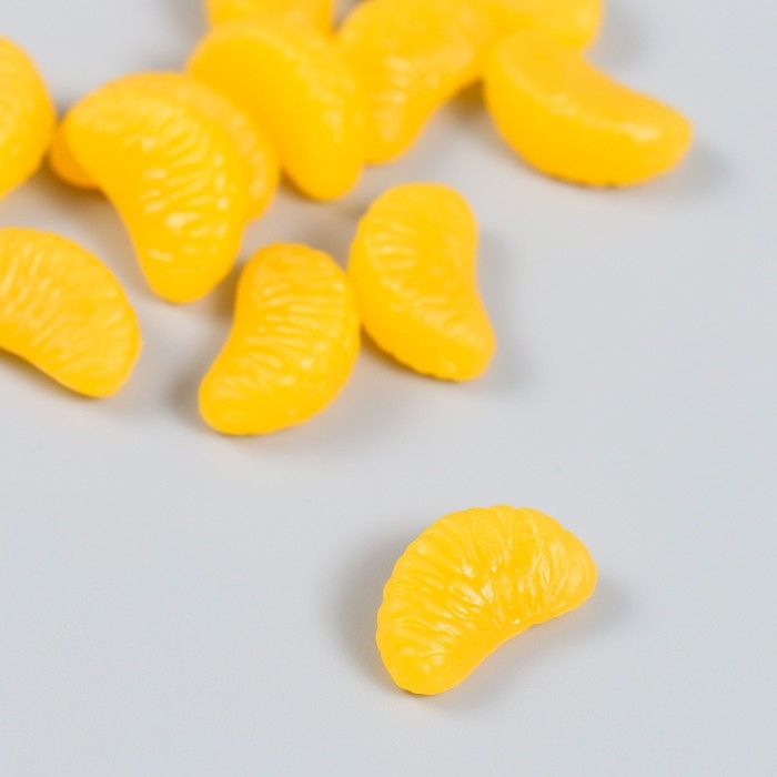 Декор для творчества PVC Декор для творчества PVC "Долька мандаринки" набор 12 шт 2х1,1х0,9 см