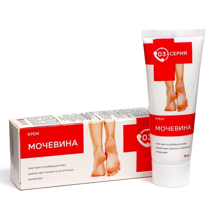 Крем «Серия 03. Мочевина» при натоптышах и трещинах, 75 мл Крем «Серия 03. Мочевина» при натоптышах и трещинах, 75 мл