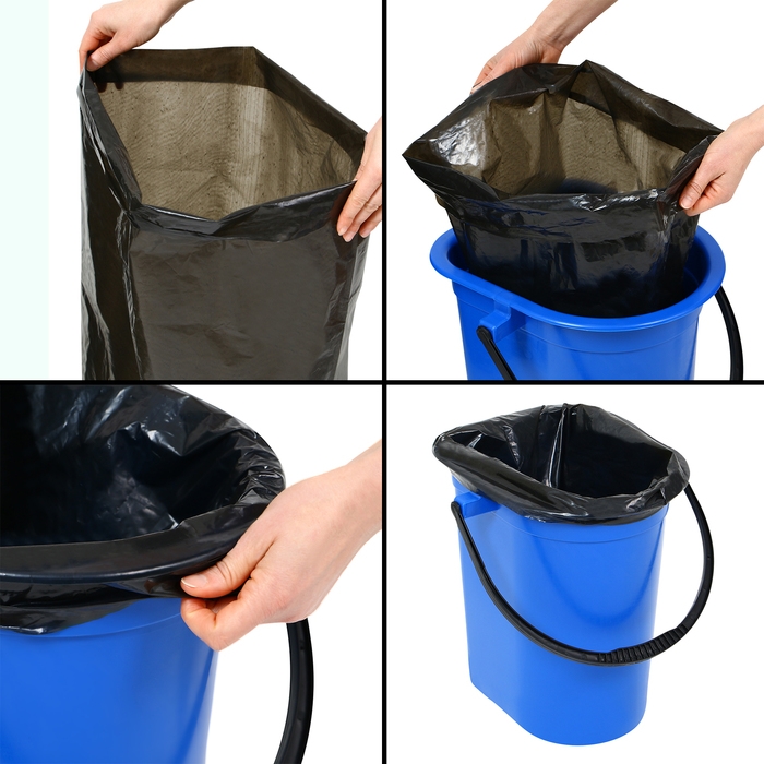 Мешок для ведра-туалета, 35 × 30 × 70 см, 50 мкм, в наборе 10 шт. Мешок для ведра-туалета, 35 × 30 × 70 см, 50 мкм, в наборе 10 шт.