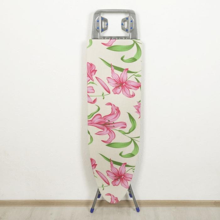 Доска гладильная Nika «Белль Классик 1», 111,5×34,5 см, два положения высоты 70, 80 см, европодставка, рисунок микс Доска гладильная Nika «Белль Классик 1», 111,5×34,5 см, два положения высоты 70, 80 см, европодставка, рисунок микс