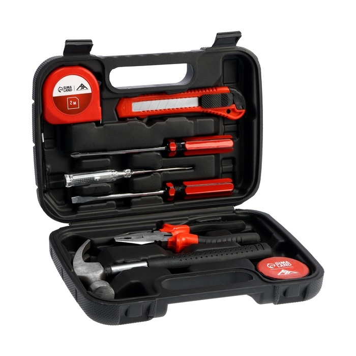 Набор инструментов в кейсе ЛОМ, в подарочной упаковке, 8 предметов Набор инструментов в кейсе ЛОМ, в подарочной упаковке, 8 предметов