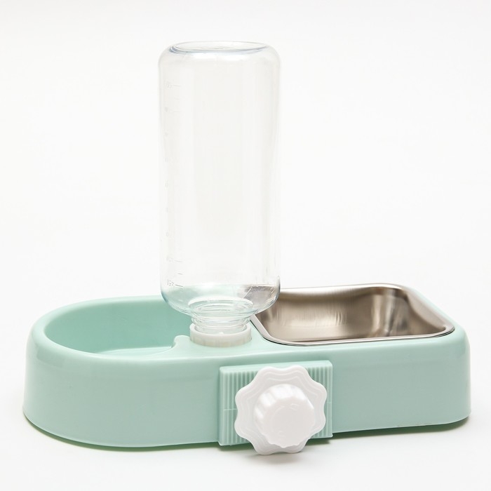 Комплекс автопоилка и автокормушка 26,5 х *16,5 х 22 см, голубой Комплекс автопоилка и автокормушка 26,5 х *16,5 х 22 см, голубой