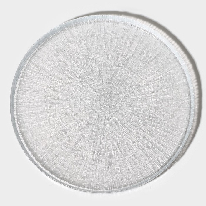 Блюдо стеклянное сервировочное с бортиком «Нуук», d=32 см Блюдо стеклянное сервировочное с бортиком «Нуук», d=32 см