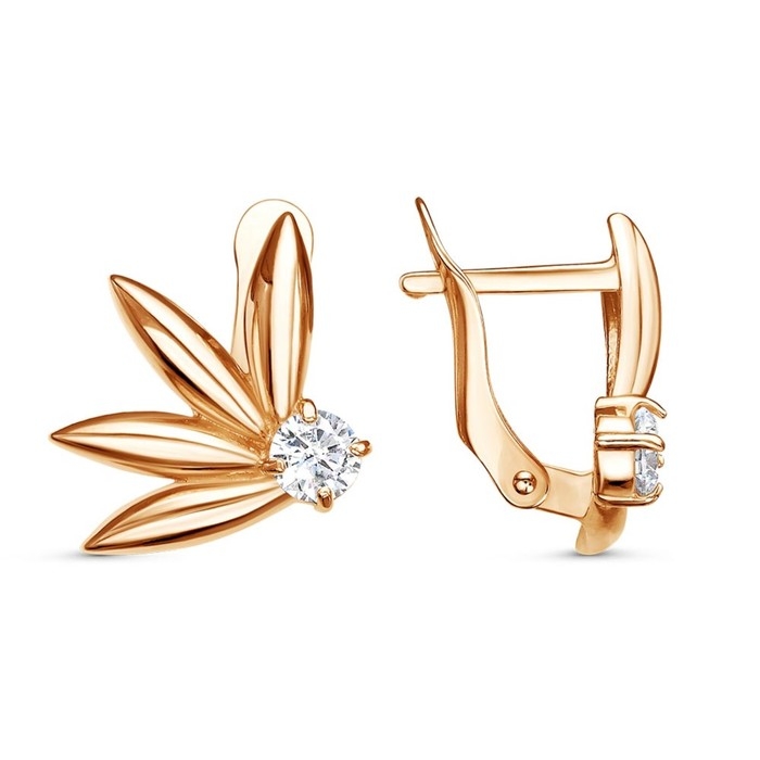 Серьги «Цветок», позолота Серьги «Цветок», позолота