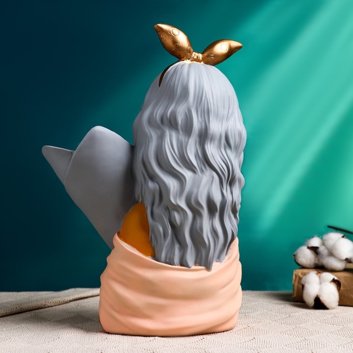 Кашпо - ваза  Кашпо - ваза "Девочка с подсолнухом" 25х13х32см, 0,15 л