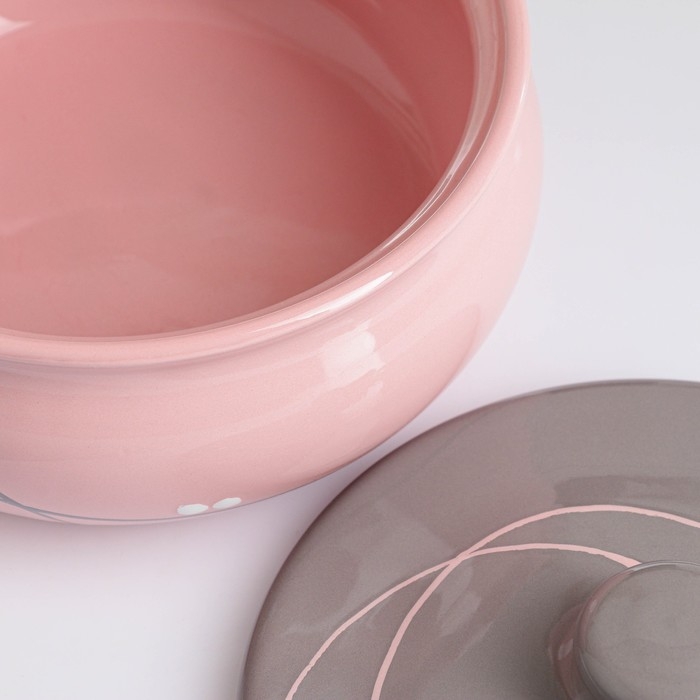 Пельменница "Псковская" малая, 1,25л / 19х12см, зефир