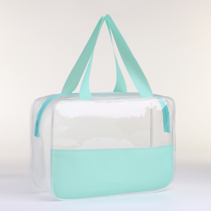 Косметичка на молнии, цвет зелёный Косметичка на молнии, цвет зелёный