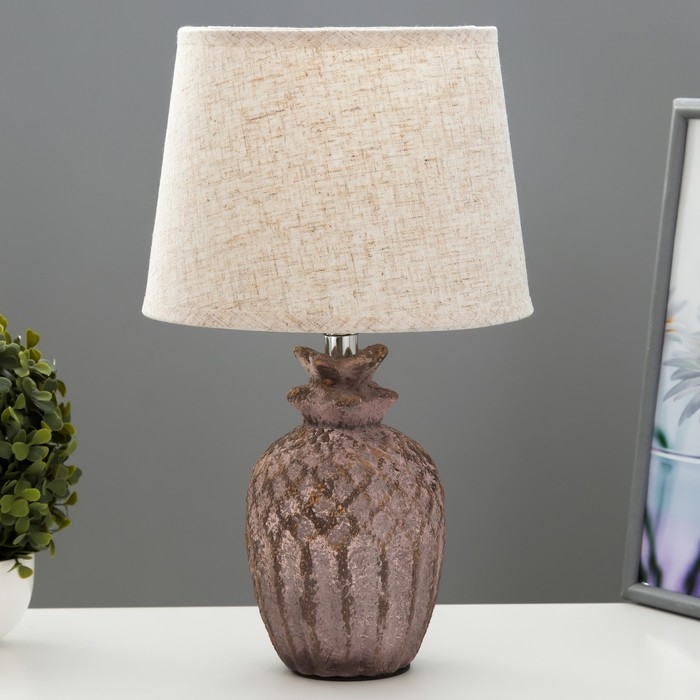 Настольная лампа Настольная лампа "Ананас" Е14 40Вт 22х22х30 см RISALUX