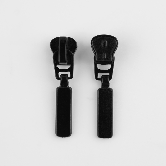 Бегунок автоматический для молнии «Трактор», №5, 10 шт, цвет чёрный Бегунок автоматический для молнии «Трактор», №5, 10 шт, цвет чёрный