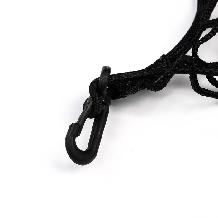 Сетка багажная TORSO, 75×75 см, 4 пластиковых крючка Сетка багажная TORSO, 75×75 см, 4 пластиковых крючка