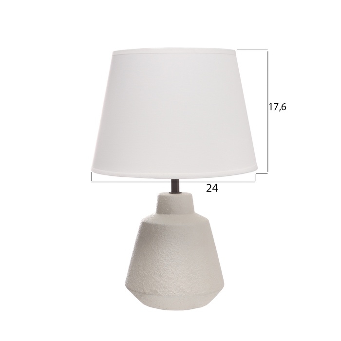 Лампа настольная Лампа настольная "Клауд" 1х40Вт Е27 белый/черный 25х25х38,,5см