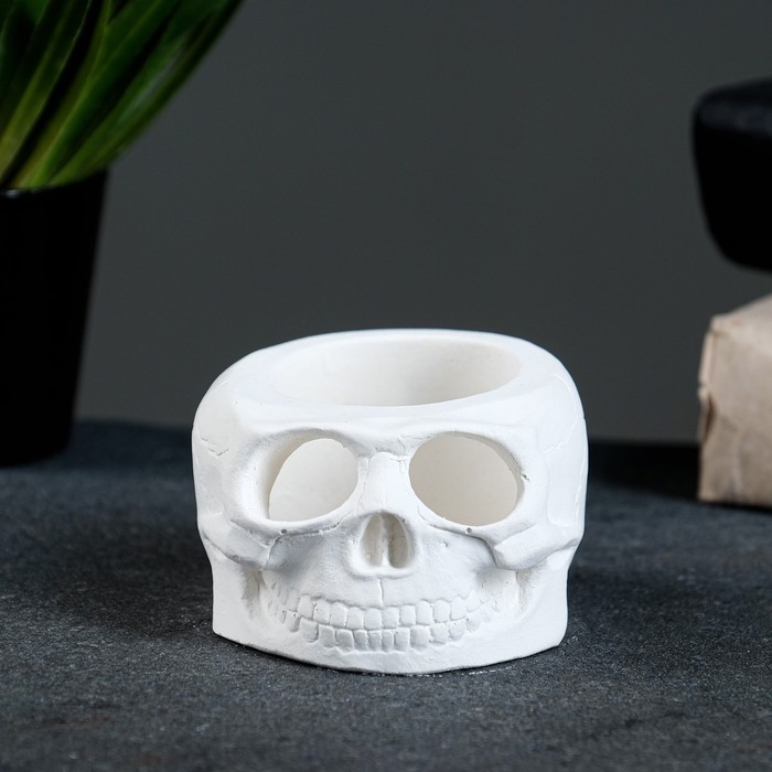 Подсвечник Подсвечник "Череп муэрто" 8х7х5см