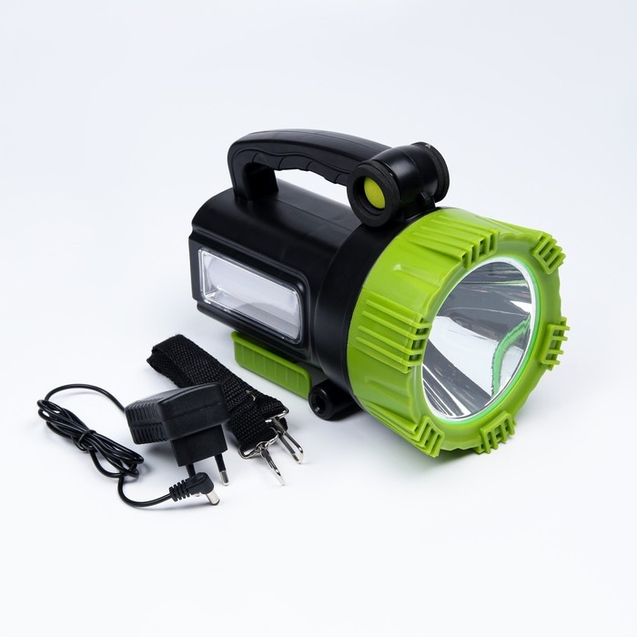 Фонарь прожекторный аккумуляторный, 20+10 Вт, 9000 мАч, Т6+LED, 6 режимов, USB Фонарь прожекторный аккумуляторный, 20+10 Вт, 9000 мАч, Т6+LED, 6 режимов, USB