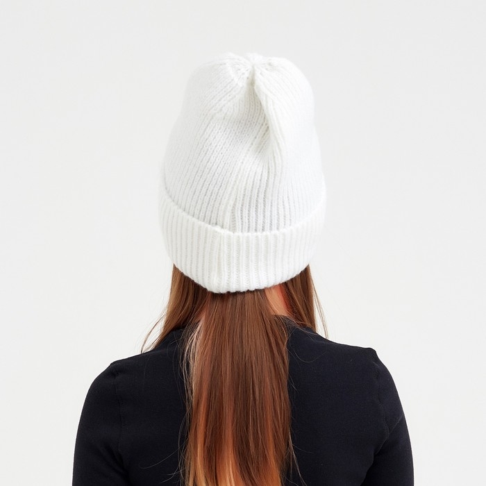 Шапка детская MINAKU, р-р 52-54 цв. белый Шапка детская MINAKU, р-р 52-54 цв. белый