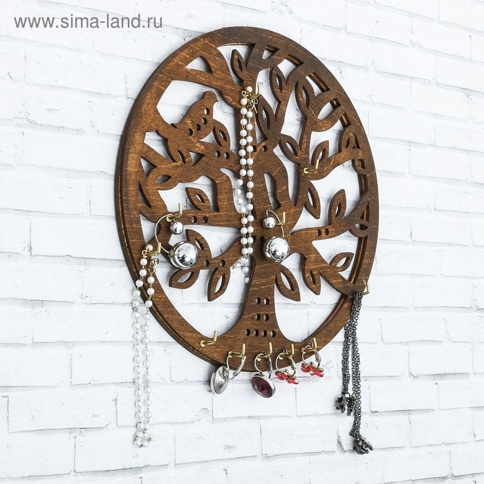 Органайзер настенный для бижутерии Органайзер настенный для бижутерии "Дерево"