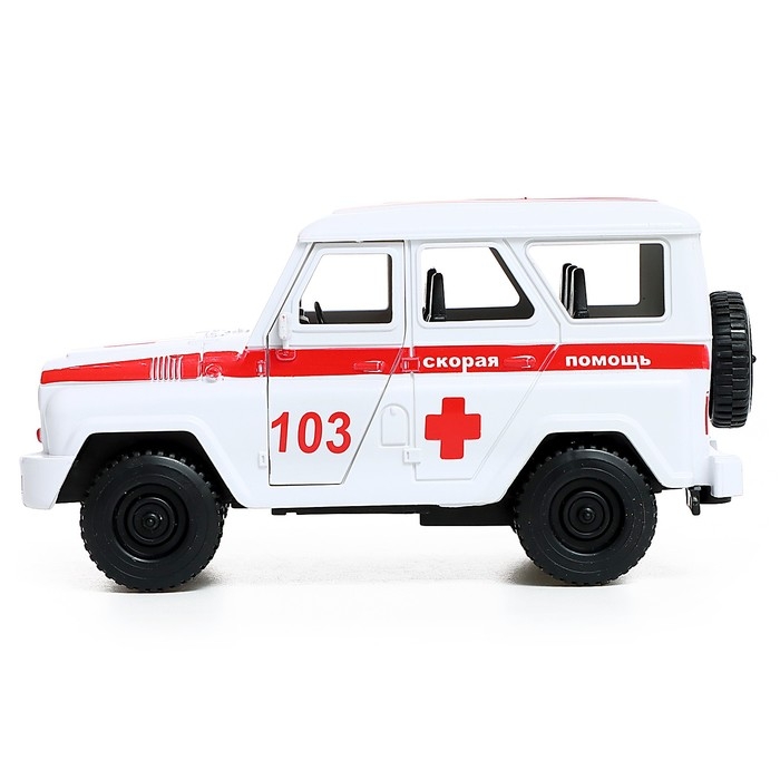 Машина инерционная УАЗ Hunter «Скорая помощь» Машина инерционная УАЗ Hunter «Скорая помощь»