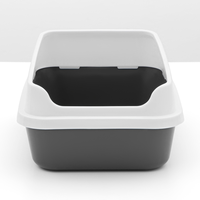 Туалет Туалет "Сима Люкс" с бортом 30 х 39 х 19 см, серый